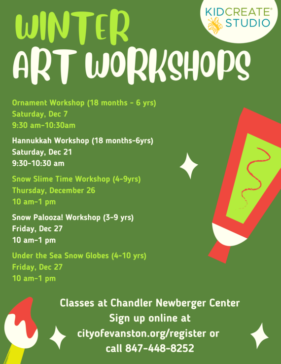 winter art workshops