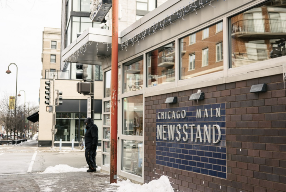 Chicago main newsstand