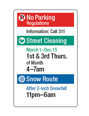 snow route 11pm to 6am