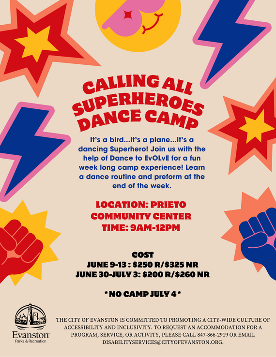 superhero dance camp