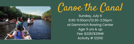 canoe the canal 6-27-25