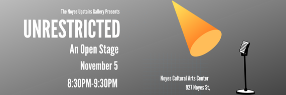 Unrestricted Open Stage: November 5