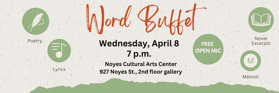 april 8 Word Buffet flyer