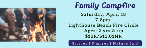 April family campfire flyer