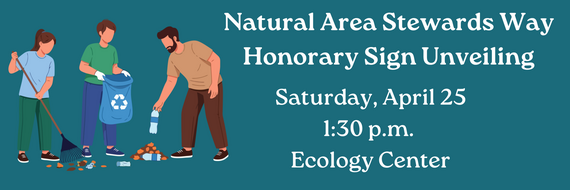 natural stewards sign unveiling flyer