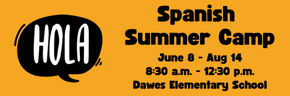 spanish summer camp banner