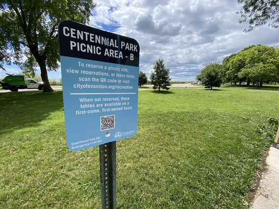 picnic permit sign
