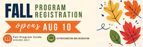 fall registration opens Aug 10; program guide available Aug 3