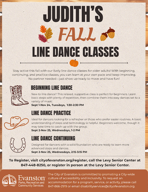 Flier for Line Dancing