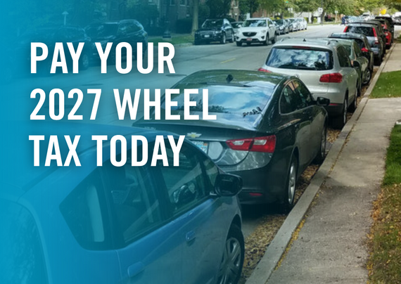 Pay your 2027 Wheel Tax today!