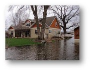 Flooded home 