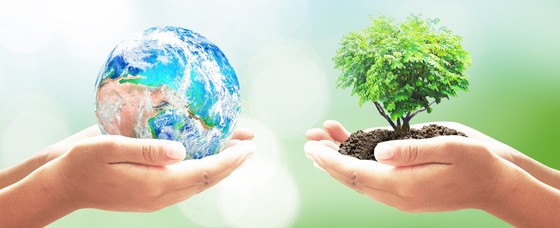 Large banner earth day