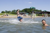 Independence Grove beach