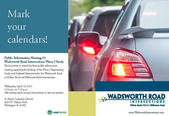 Wadsworth Road Intersections April 19 2017