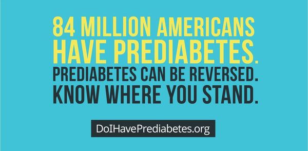 84 million Americans have prediabetes
