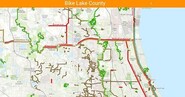 Bike Lake County app