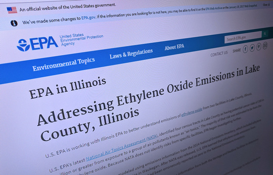 USEPA Ethylene Oxide Page Lake County