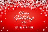 Happy Holidays and a New Year