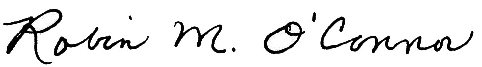 robin's signature