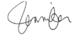 Jennifer Clark signature