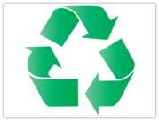 Recycle logo with effects