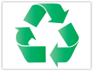 Recycle logo with effects
