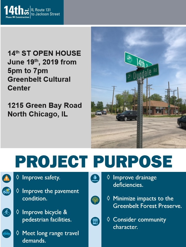 14th Street Construction Open House June 2019