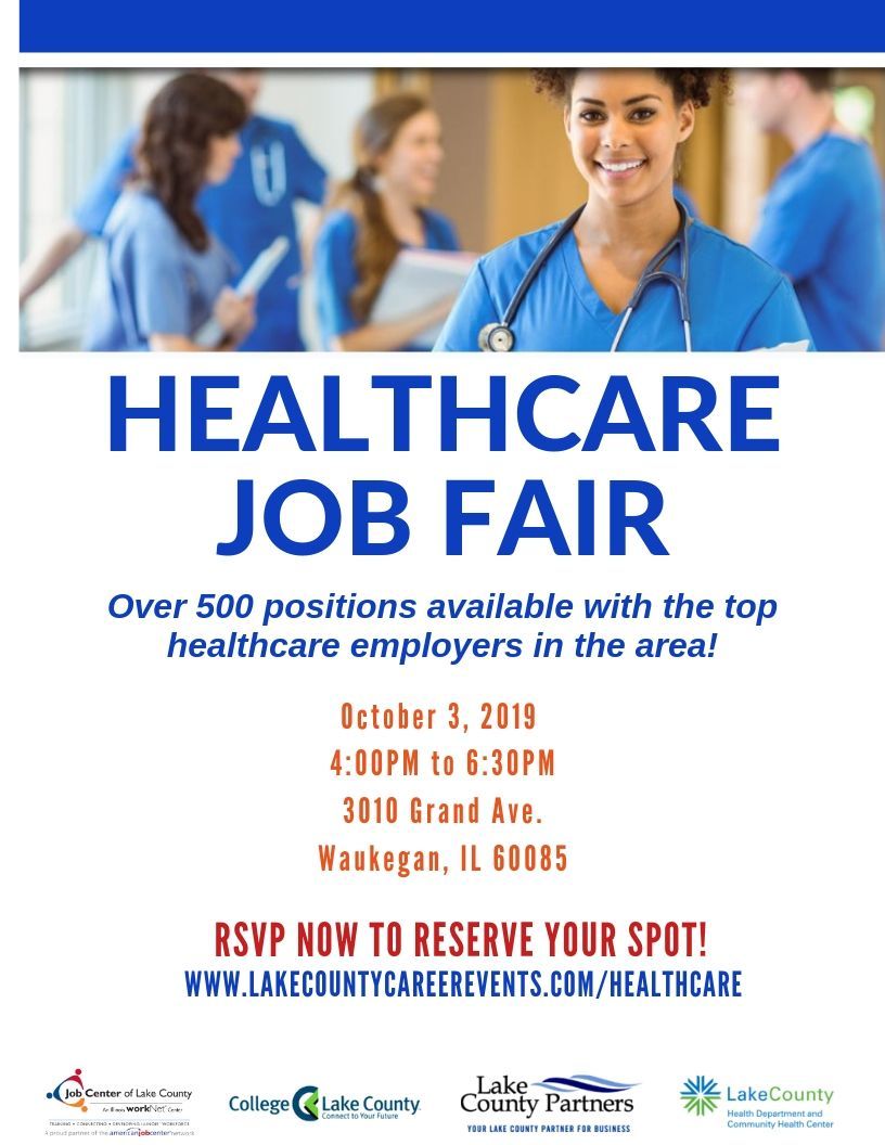 Healthcare Job Fair October 3