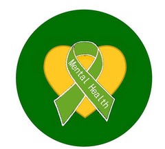 Mental health ribbon