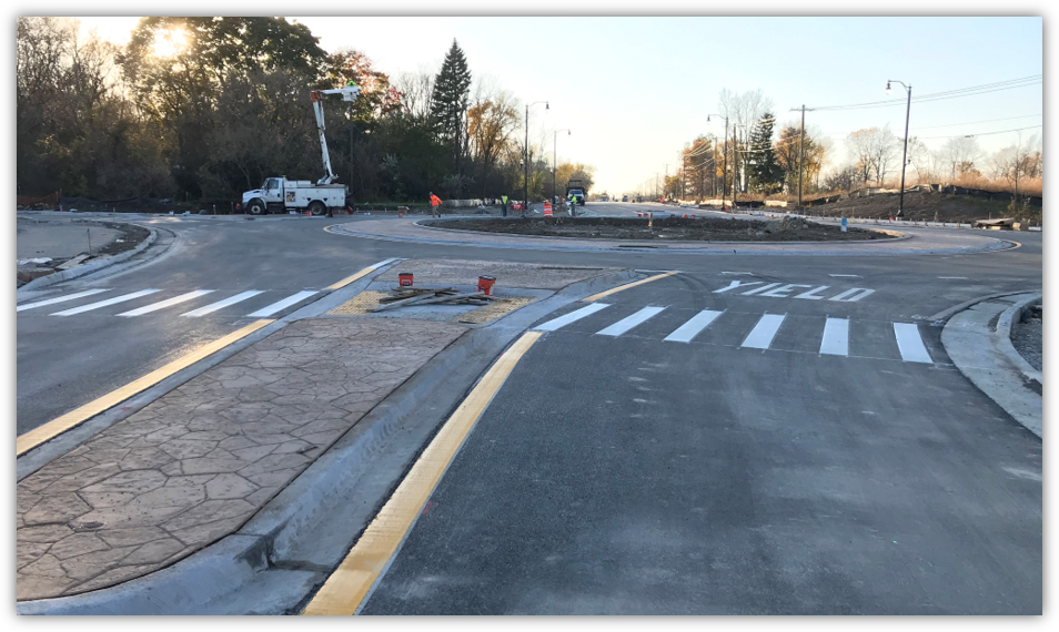 14th Street Roundabout Almost Complete