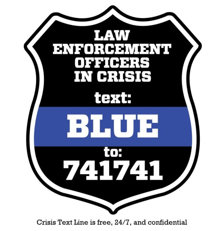 Suicide prevention blue badge