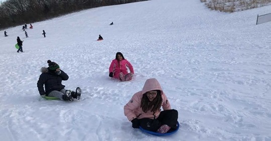 Sledding tubbing