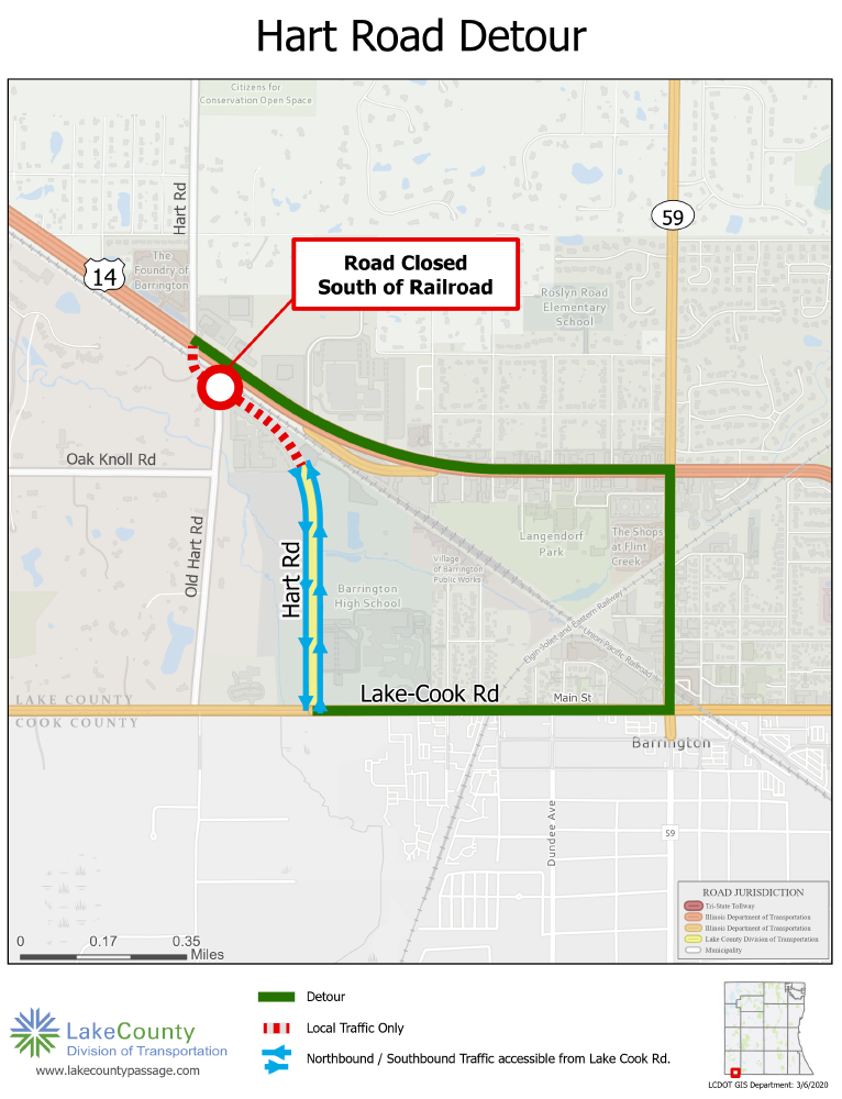 Hart Road Construction, Coronavirus Update, Voting Information, 2020