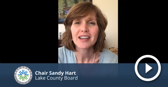 Video: Lake County Chair, Sandy Hart, Shares Ways You Can Help During This Pandemic