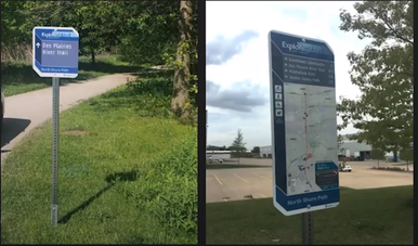 bike way finding path