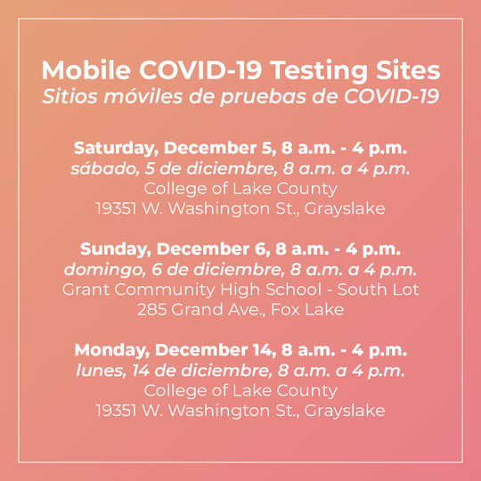 Mobile COVID-19 Testing Sites