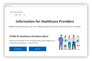 Healthcare Providers Website