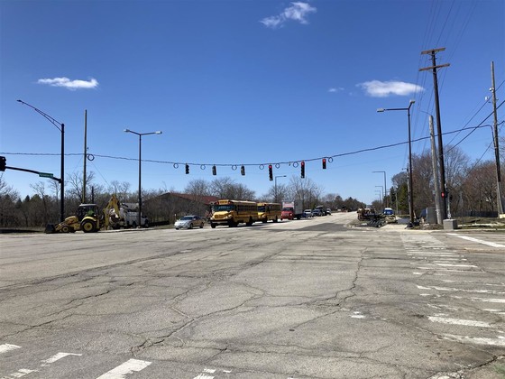 Buffalo Grove Road Temporary Signal