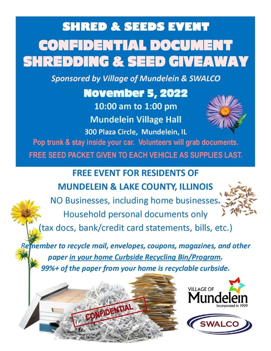 Shred and Seeds Event coming to Mundelein