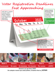 Voter Registration Deadlines Fast Approaching