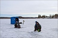 ice fishing