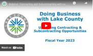 doing business with lake county