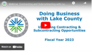 doing business with lake county