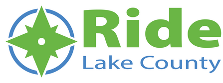 Ride Lake County logo banner