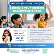 Back to School Physicals and Vaccines