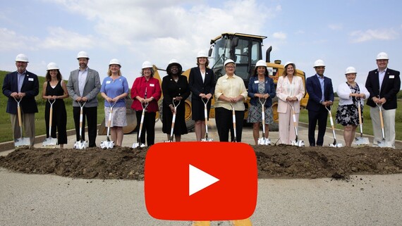 ROC groundbreaking play button