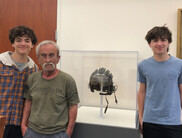 Dunn Museum vet helmet