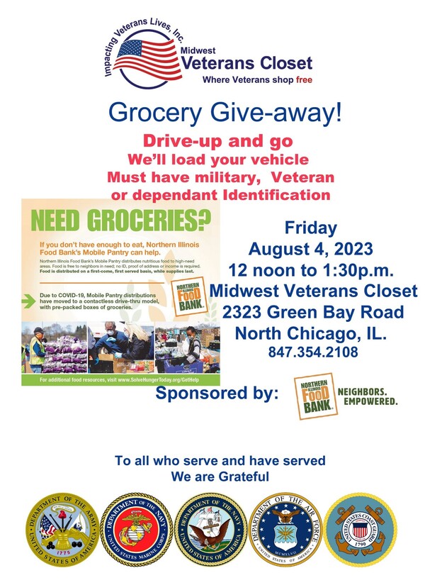 Midwest Veterans Closet August 2023
