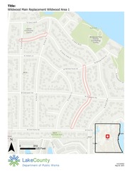 Wildwood water main pipe