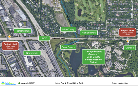 Lake Cook Road Bike Path